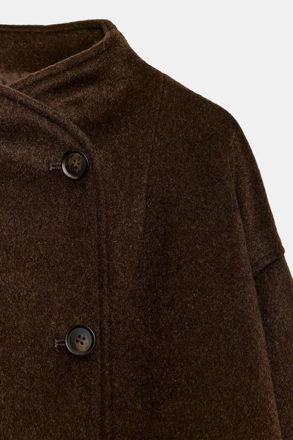 Blouson doux croisé