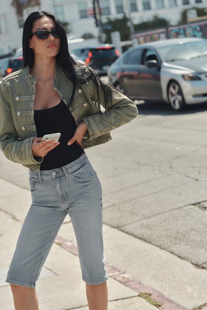 Jean TRF capri taille mi-haute