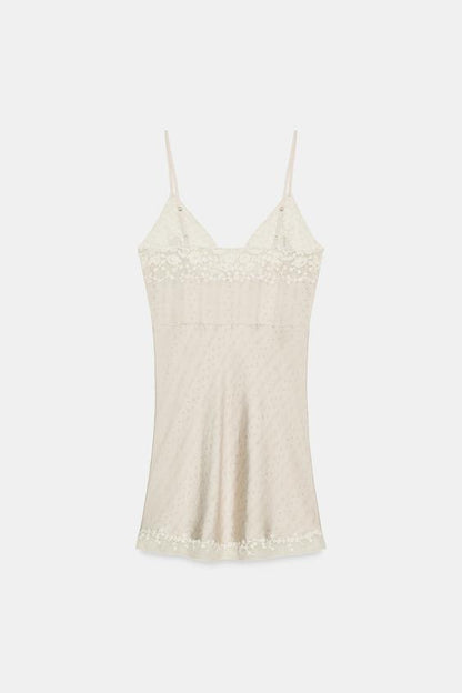 Robe courte brodée ZW Collection