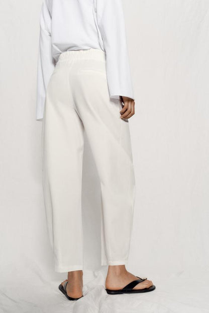 Pantalon paperbag ballon