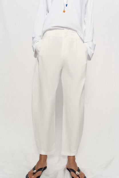 Pantalon paperbag ballon