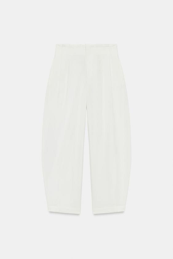 Pantalon paperbag ballon