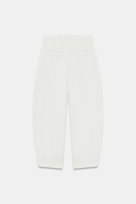 Pantalon paperbag ballon