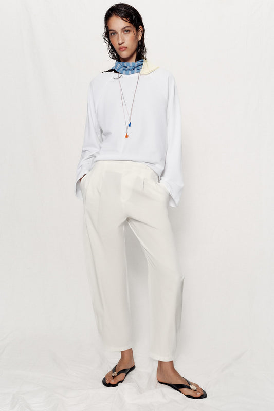 Pantalon paperbag ballon