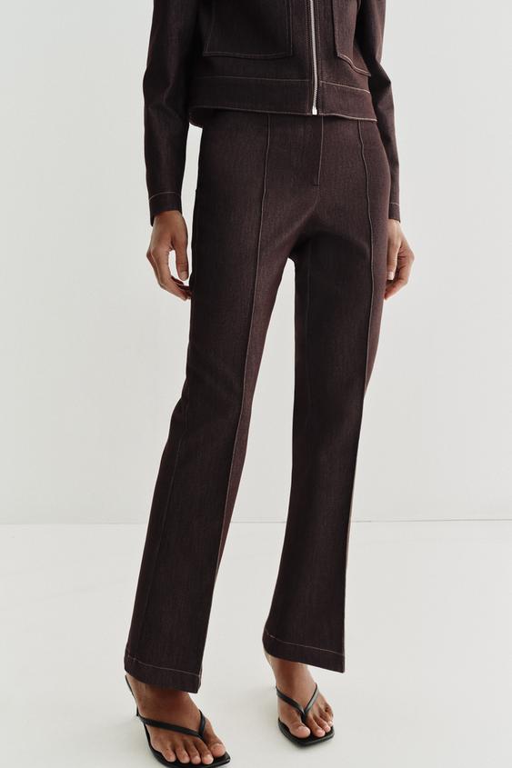Pantalon coupe évasée