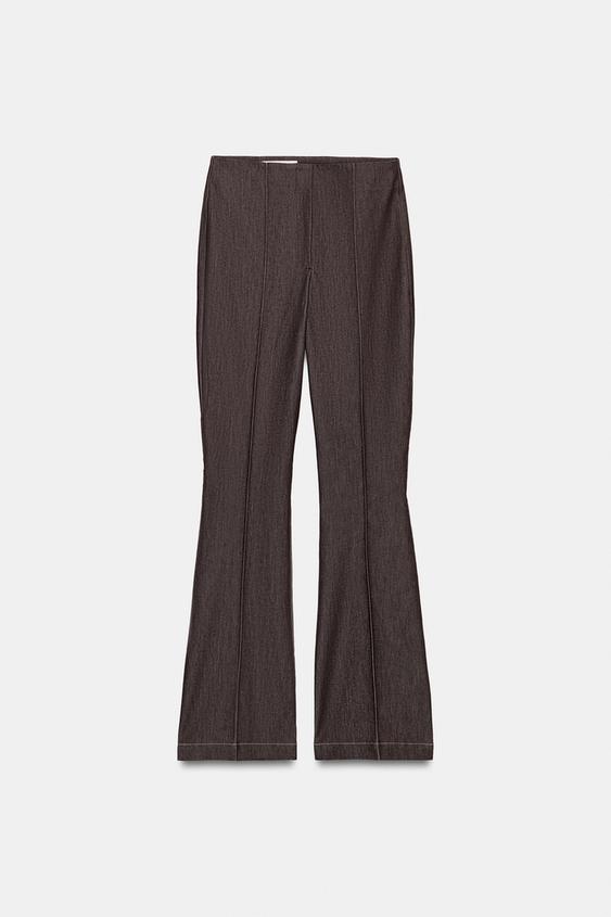 Pantalon coupe évasée