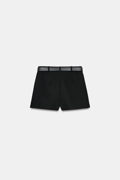 Jupe-culotte avec ceinture