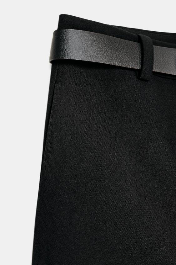 Jupe-culotte avec ceinture