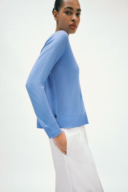 Pull basique en maille fine