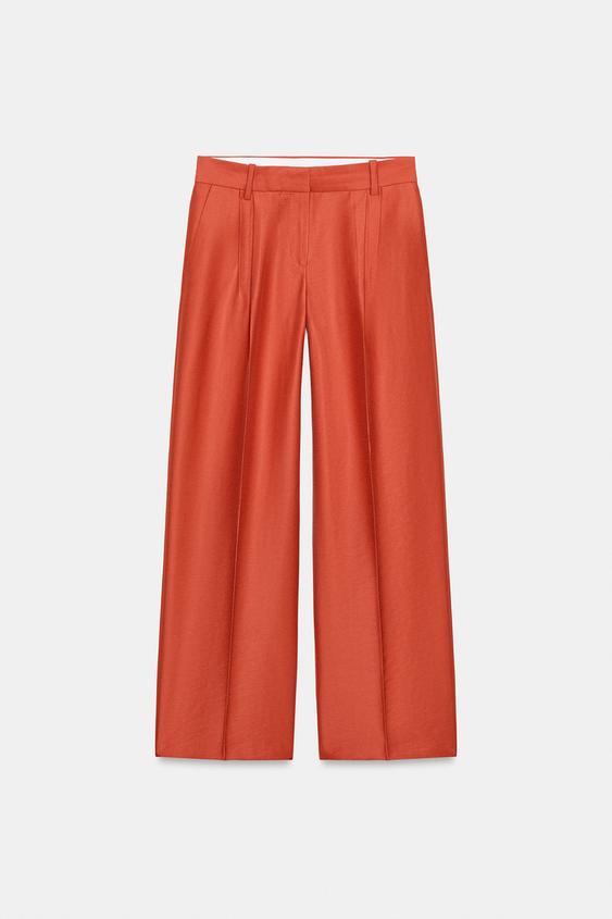 Pantalon droit à pinces