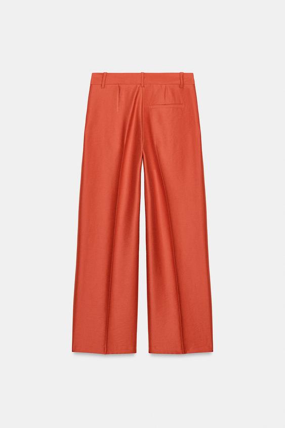 Pantalon droit à pinces
