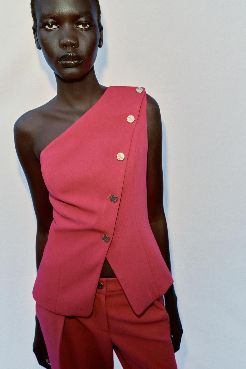 Gilet asymétrique