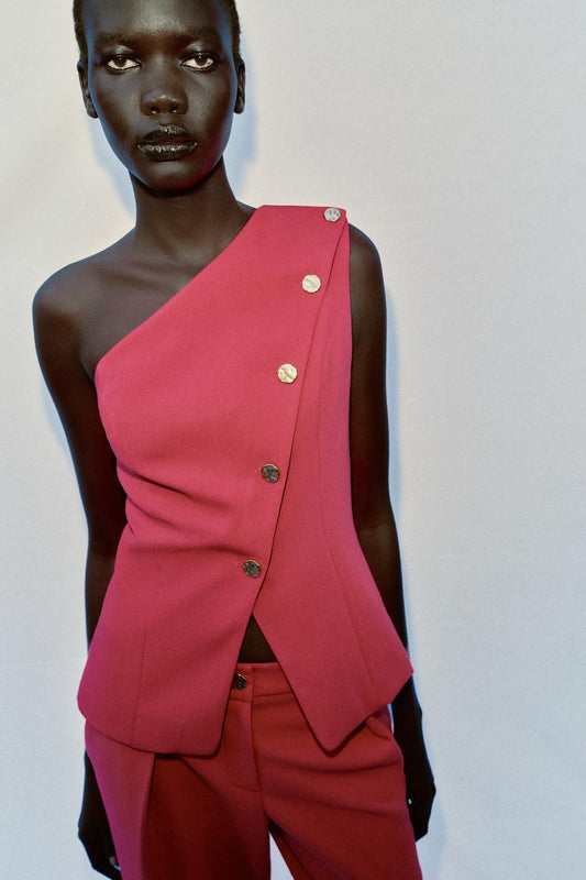 Gilet asymétrique