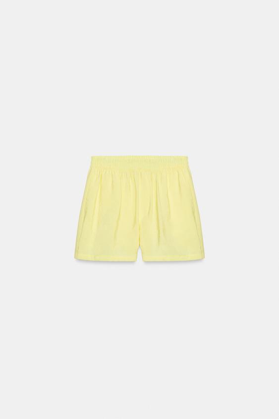 Short fluide à taille élastique