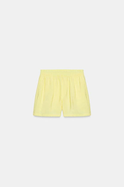 Short fluide à taille élastique
