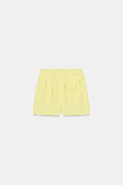 Short fluide à taille élastique