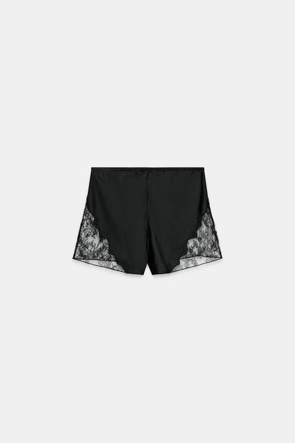 Short satiné en dentelle ZW Collection