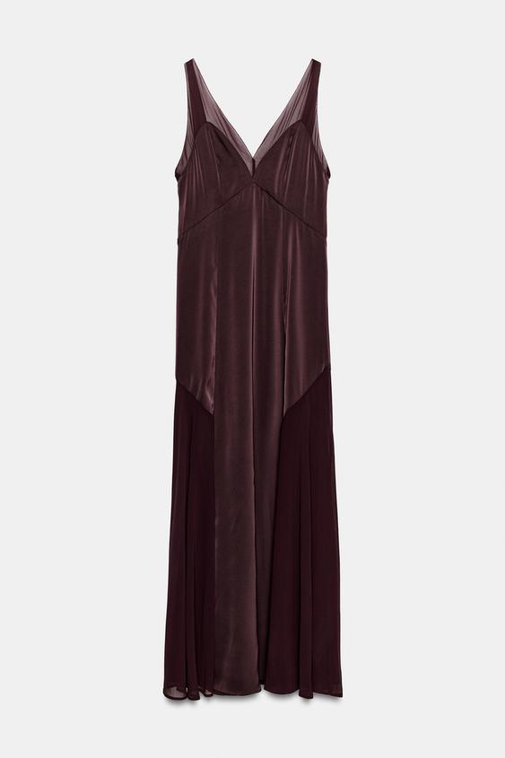 Robe longue satinée ZW Collection