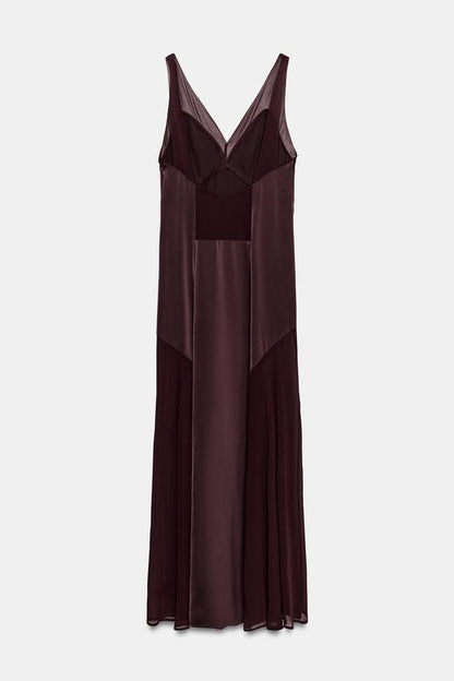 Robe longue satinée ZW Collection