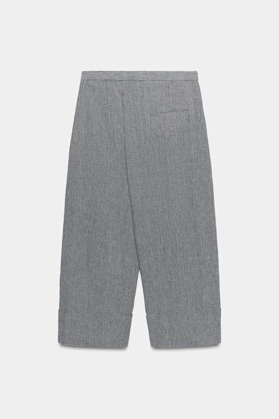 Pantalon paréo pied-en-poule ZW Collection