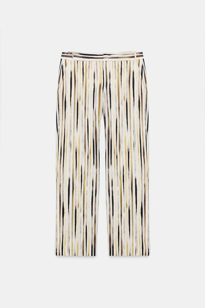 Pantalon en popeline à rayures ZW Collection