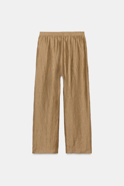 Pantalon en mélange de lin ZW Collection