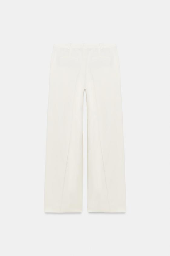 Pantalon à plis sur le devant ZW Collection