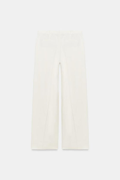 Pantalon à plis sur le devant ZW Collection