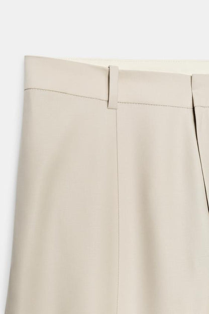 Pantalon coupe ballon en mélange de laine ZW Collection