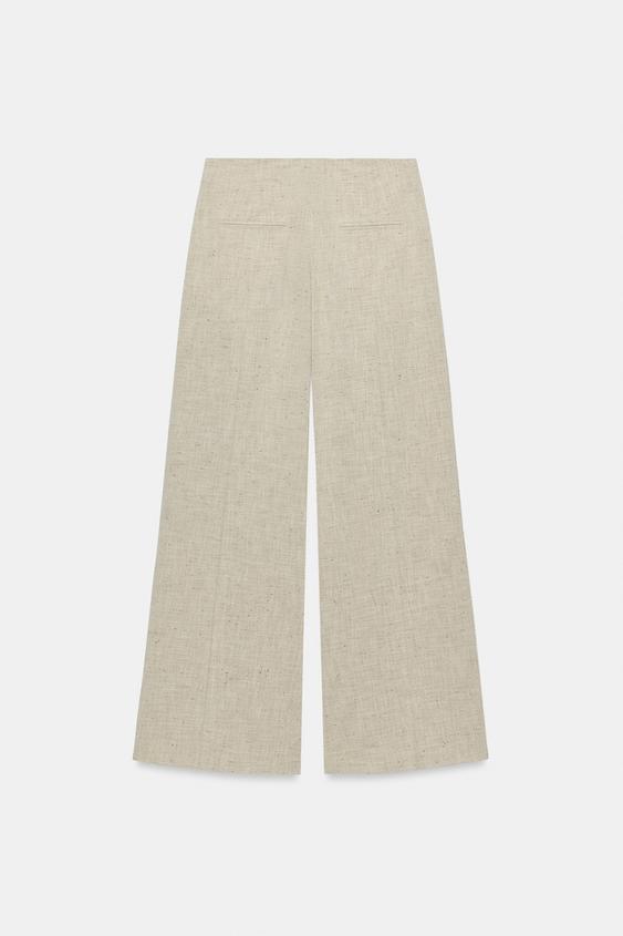 Pantalon droit à surpiqûres ZW Collection