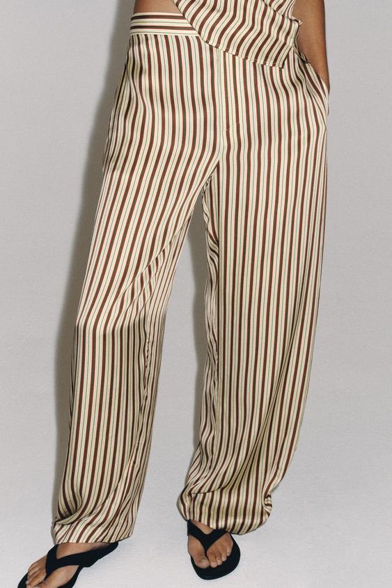 Pantalon coupe ballon à rayures ZW Collection
