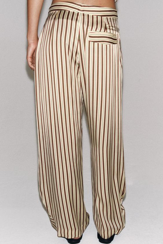 Pantalon coupe ballon à rayures ZW Collection