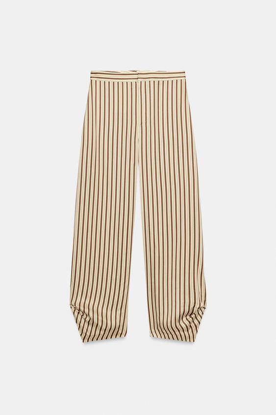 Pantalon coupe ballon à rayures ZW Collection