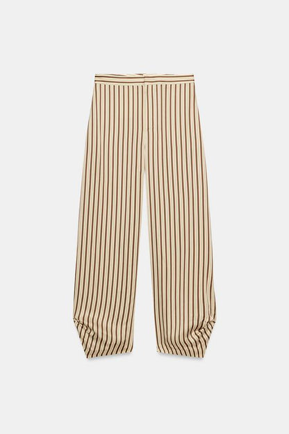 Pantalon coupe ballon à rayures ZW Collection