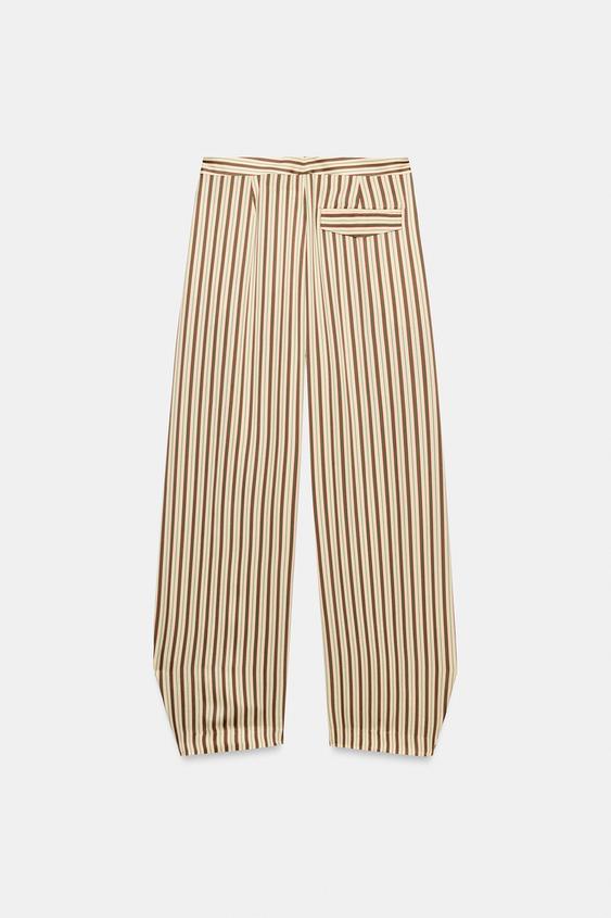Pantalon coupe ballon à rayures ZW Collection