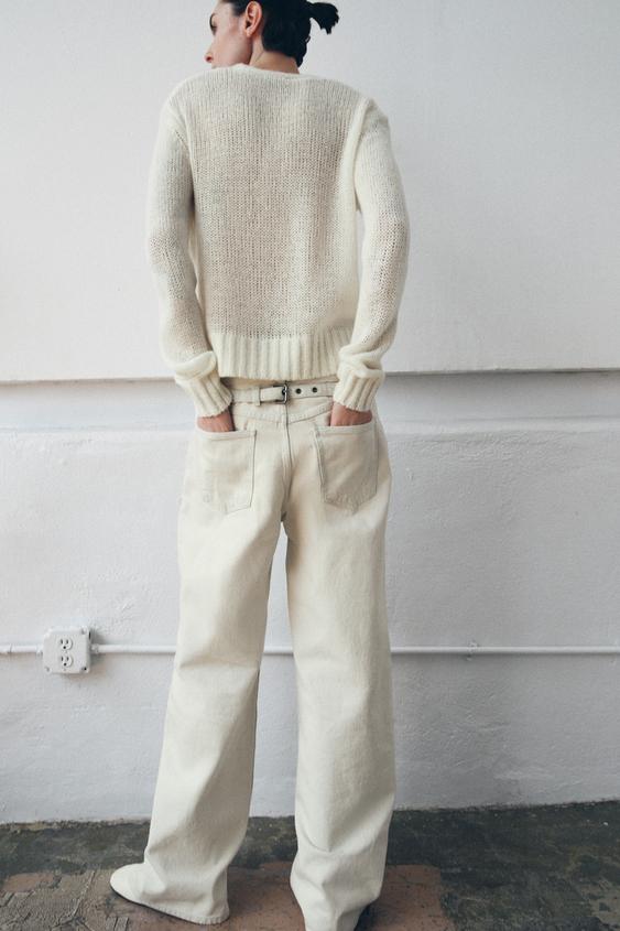 Veste en maille à col V
