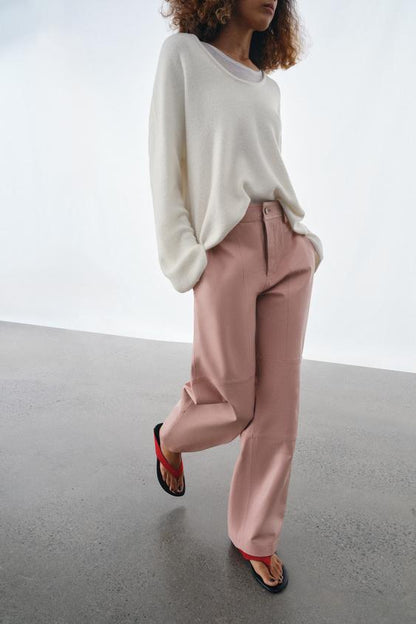 Pantalon 100 % cuir ZW Collection Édition limitée