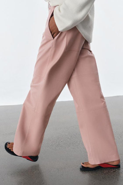 Pantalon 100 % cuir ZW Collection Édition limitée