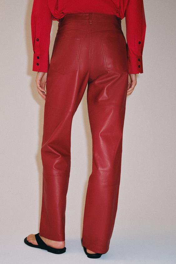 Pantalon 100 % cuir ZW Collection Édition limitée