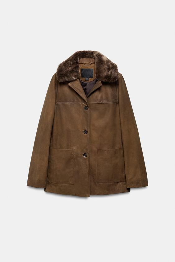 Veste en cuir ZW Collection Édition limitée