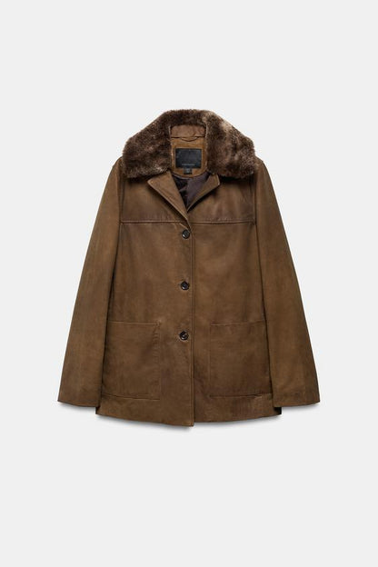 Veste en cuir ZW Collection Édition limitée