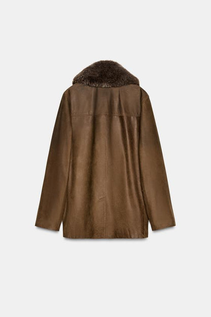 Veste en cuir ZW Collection Édition limitée