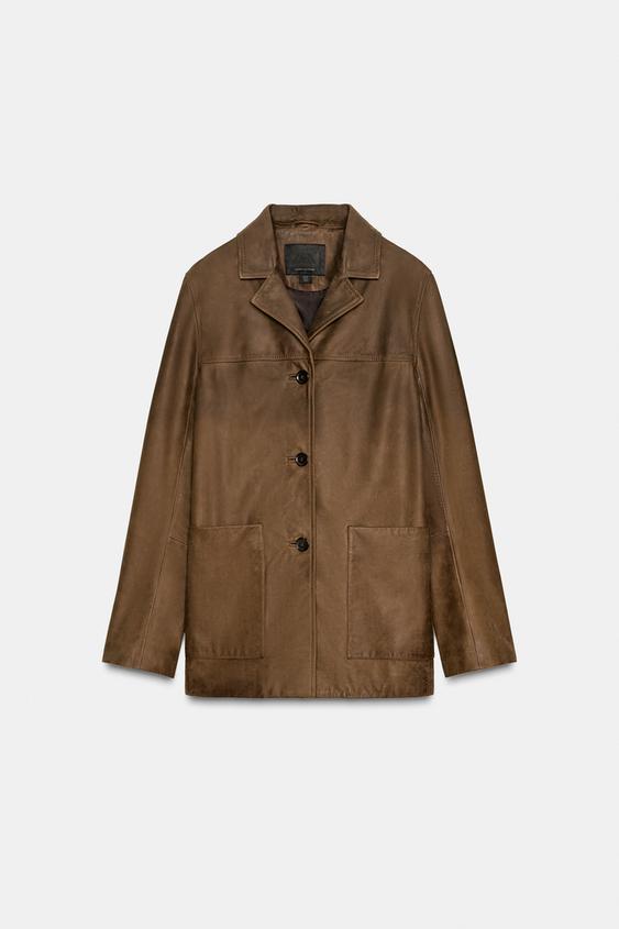 Veste en cuir ZW Collection Édition limitée