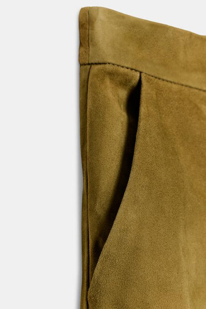 Pantalon 100 % cuir suédé Édition limitée