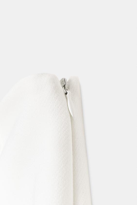 Jupe-culotte asymétrique à application décorative