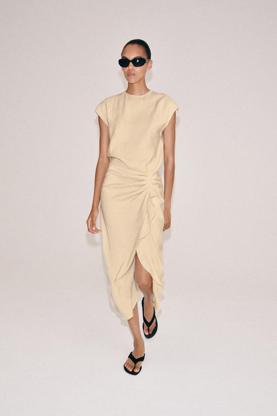 Robe midi à volants ZW Collection