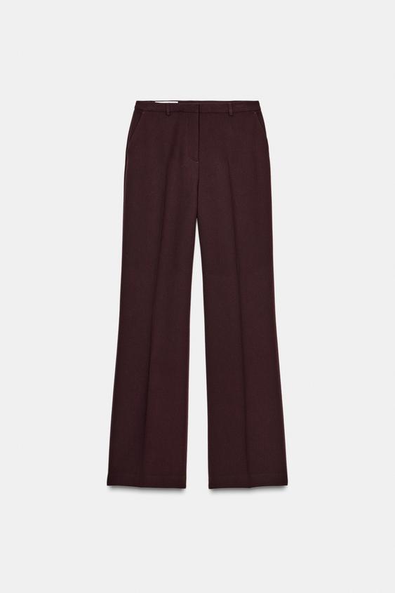 Pantalon droit taille haute
