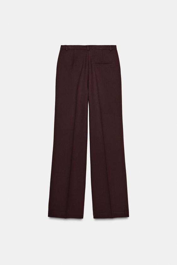 Pantalon droit taille haute