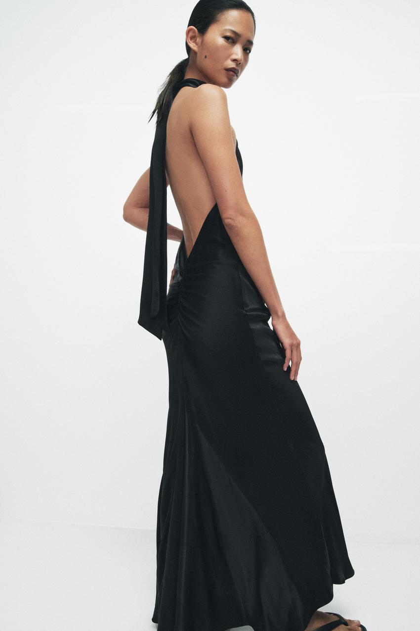 Robe dos-nu satinée ZW Collection