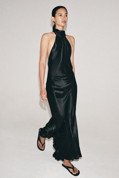 Robe dos-nu satinée ZW Collection